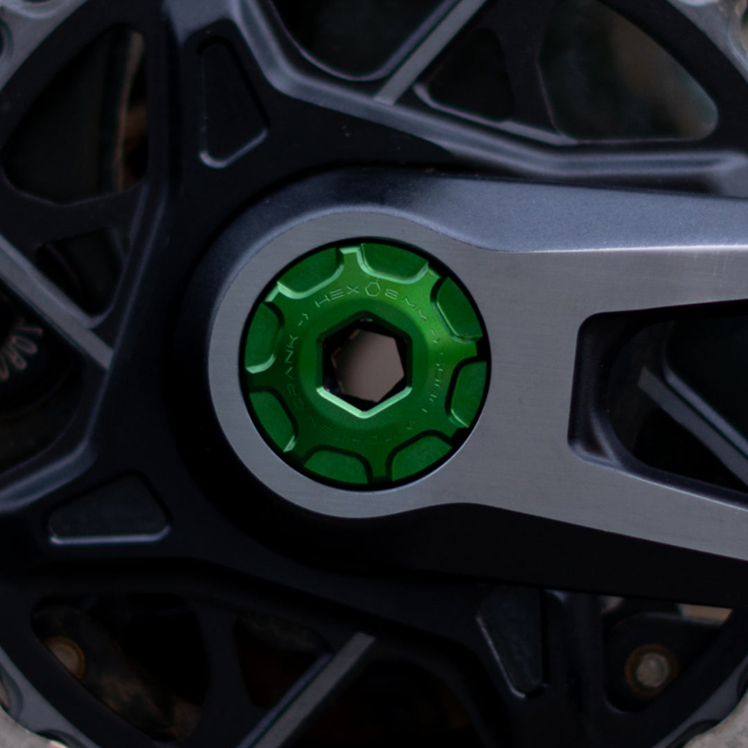 Oak Ejecter Cap Sram Crank Cap Green