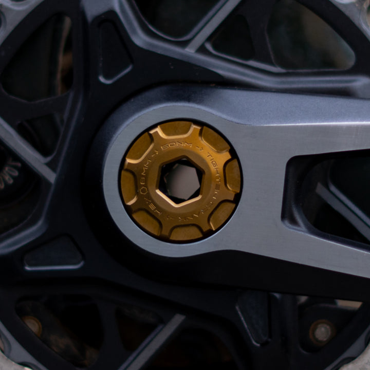 Oak Ejecter Cap Sram Crank Cap Kash Gold