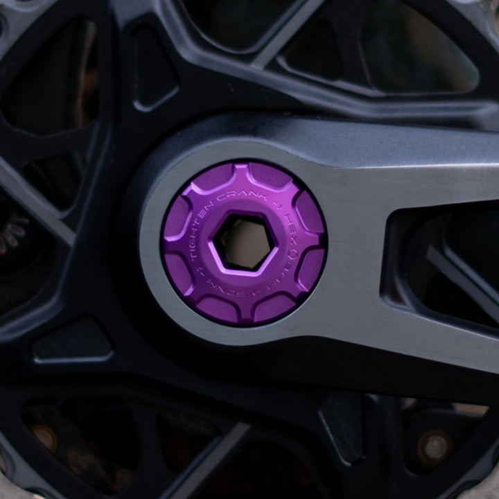 Oak Ejecter Cap Sram Crank Cap Purple