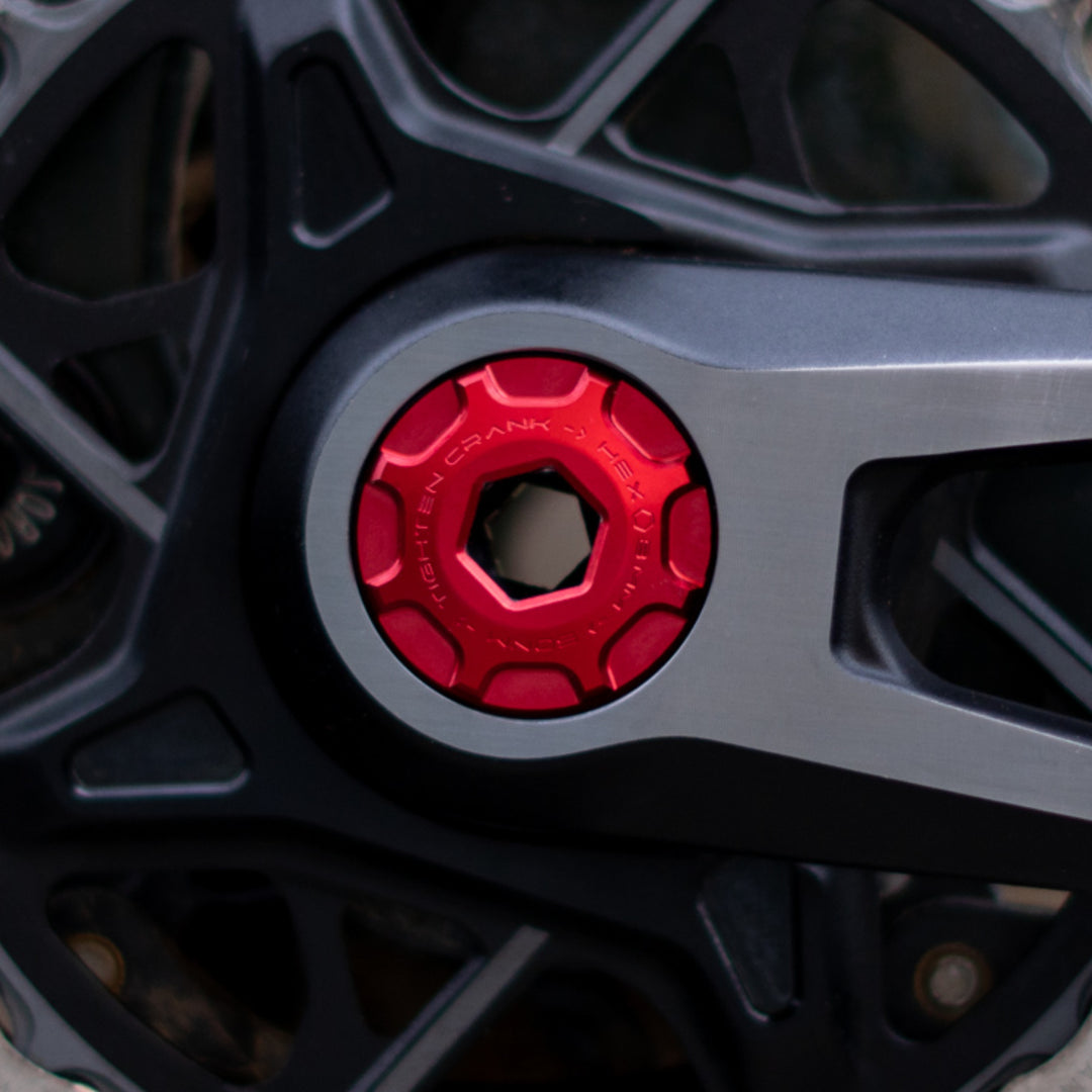 Oak Ejecter Cap Sram Crank Cap Red