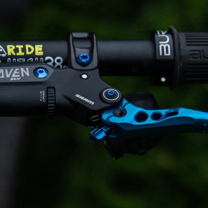 Oak Sram Titanium Adjuster Set Blue Fitted