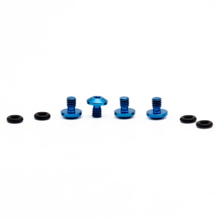 Oak Sram Titanium Bleed Bolt Kit Blue