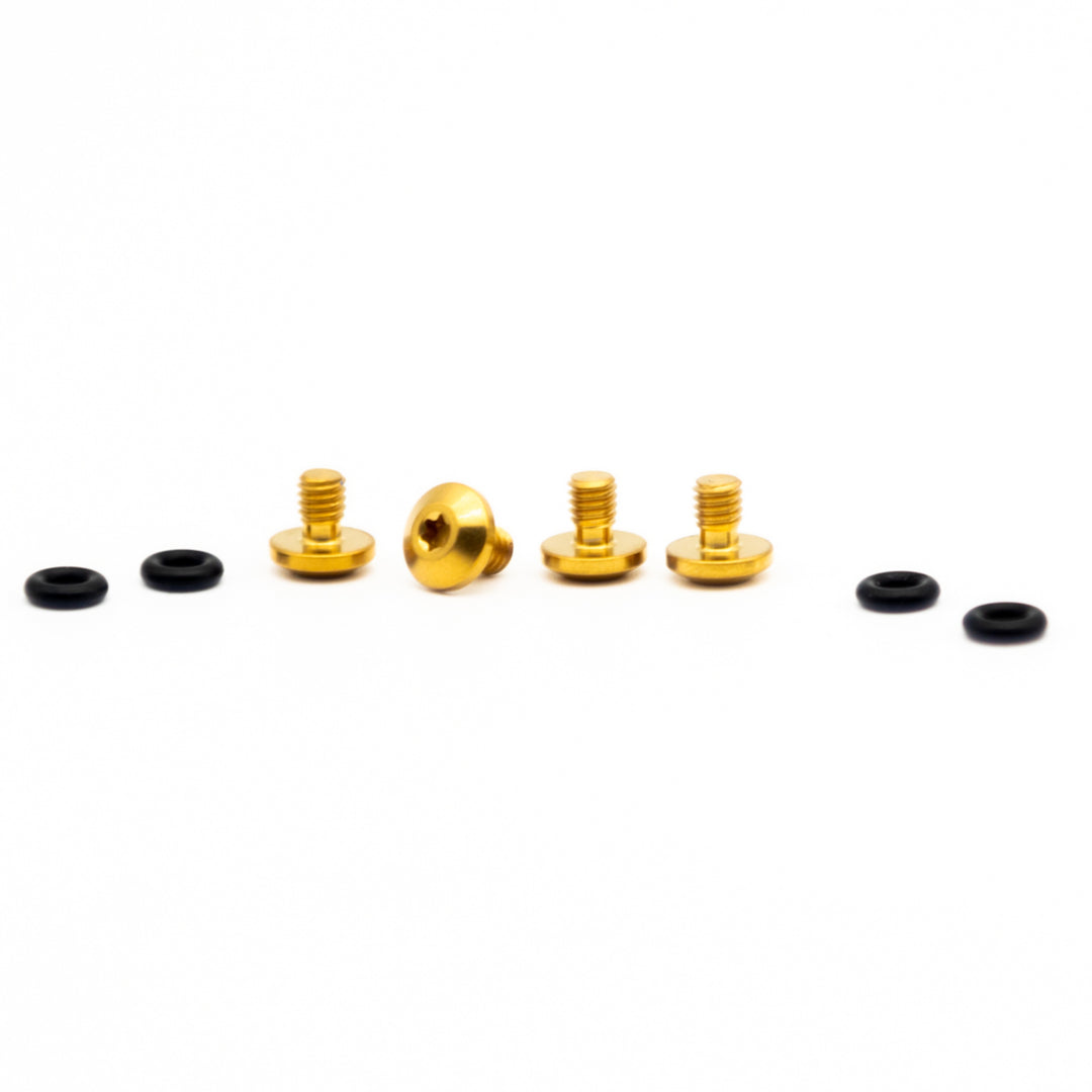 Oak Sram Titanium Bleed Bolt Kit Gold