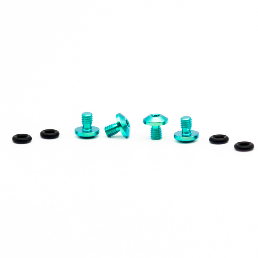 Oak Sram Titanium Bleed Bolt Kit Green