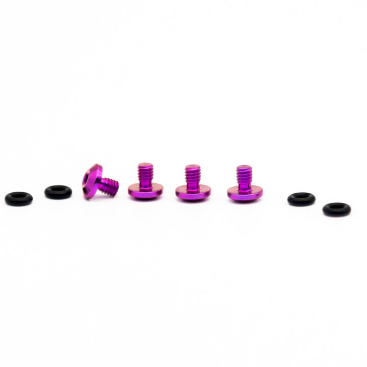 Oak Sram Titanium Bleed Bolt Kit Purple