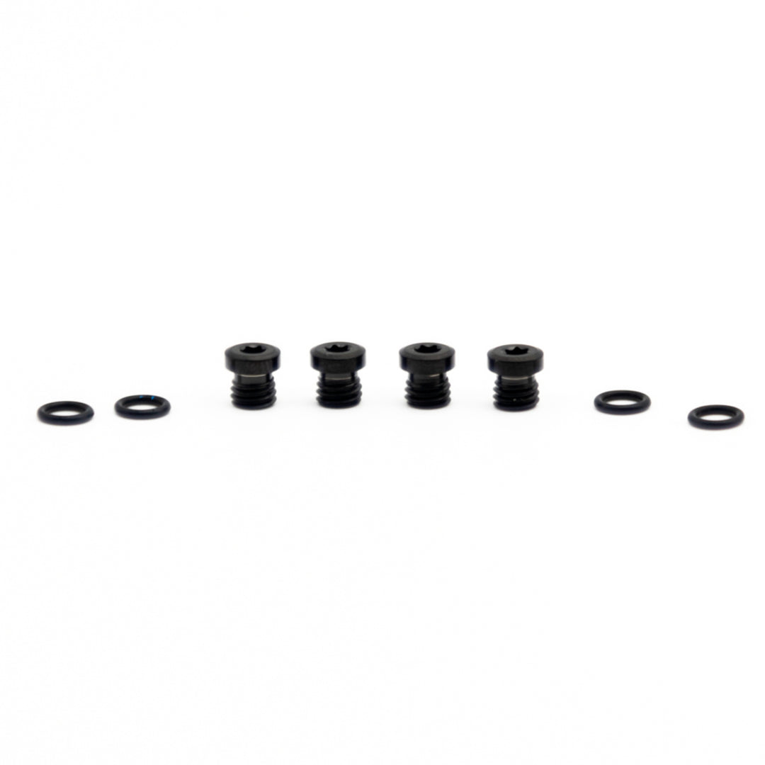 Oak Sram Titanium Dot Bleed Bolt Kit Black