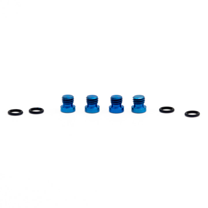 Oak Sram Titanium Dot Bleed Bolt Kit Blue