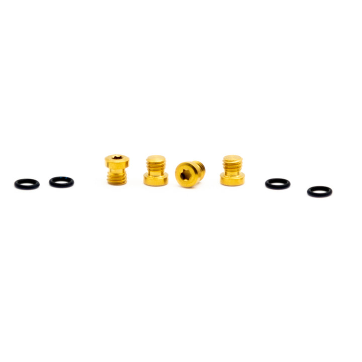 Oak Sram Titanium Dot Bleed Bolt Kit Gold