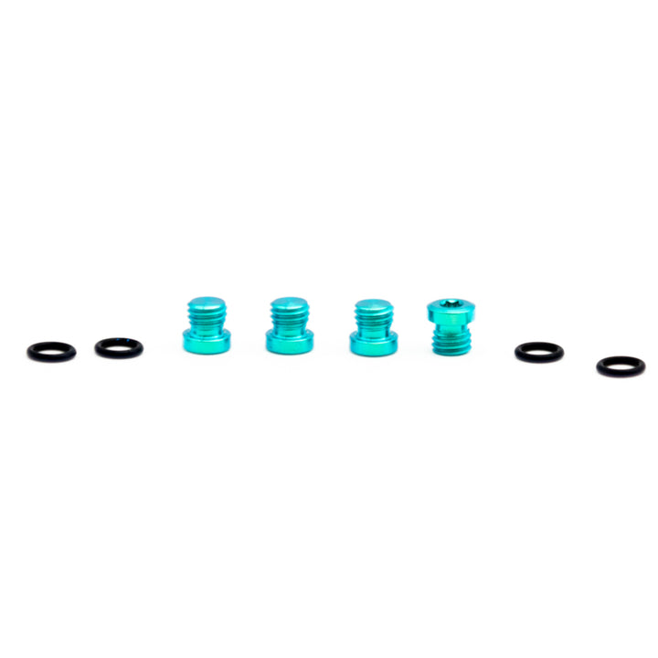 Oak Sram Titanium Dot Bleed Bolt Kit Green