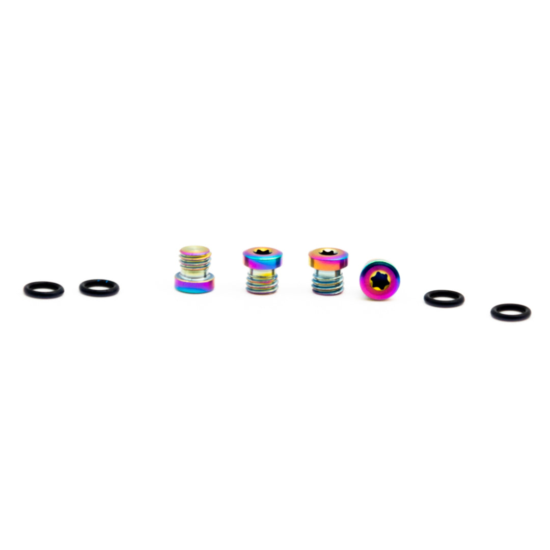 Oak Sram Titanium Dot Bleed Bolt Kit Oak