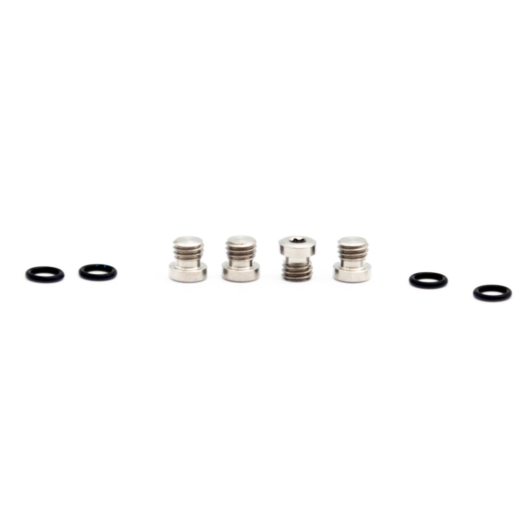 Oak Sram Titanium Dot Bleed Bolt Kit Raw