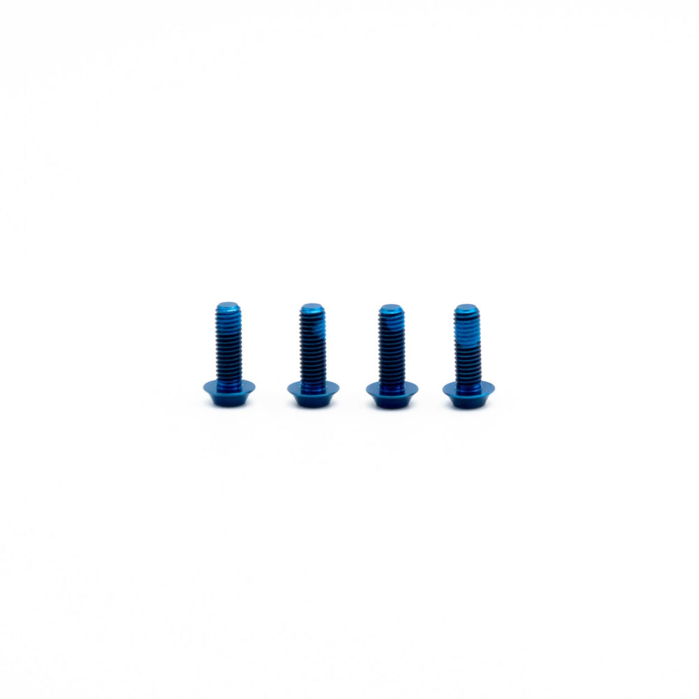 Oak Titanium Bottle Cage Mount Bolts Blue