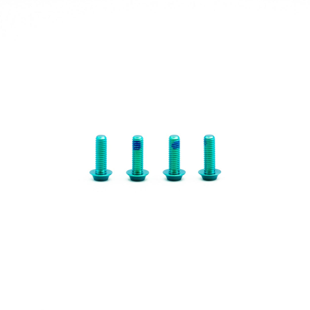 Oak Titanium Bottle Cage Mount Bolts Green