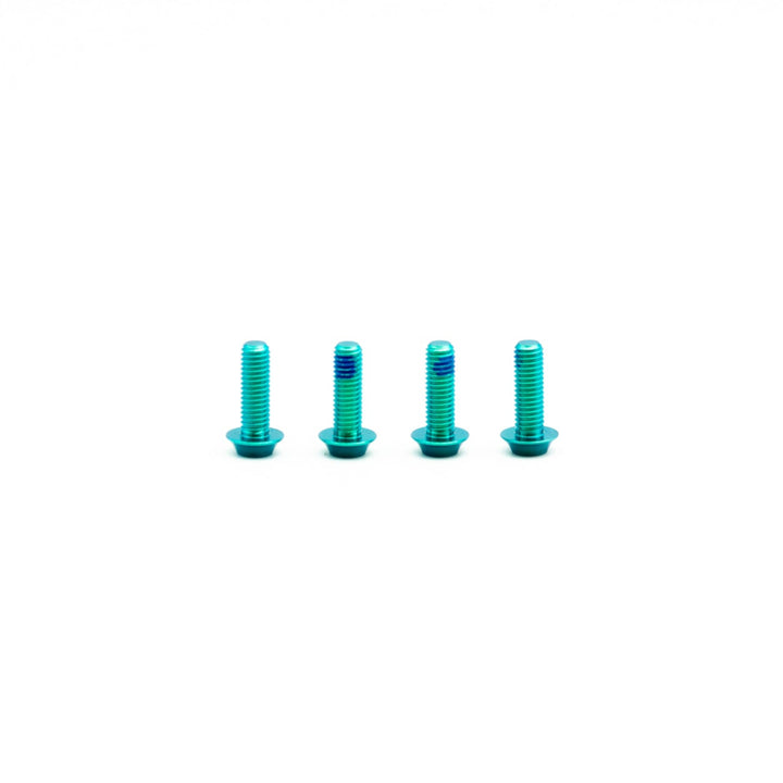 Oak Titanium Bottle Cage Mount Bolts Green