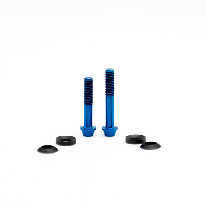 Oak Titanium Brake Adaptor Bolts Blue