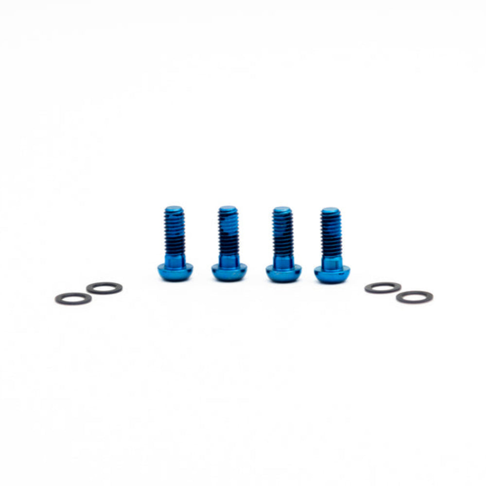 Oak Titanium Brake Mount Bolts M6X16 Blue