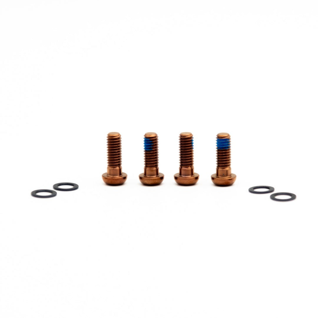 Oak Titanium Brake Mount Bolts M6X16 Copper