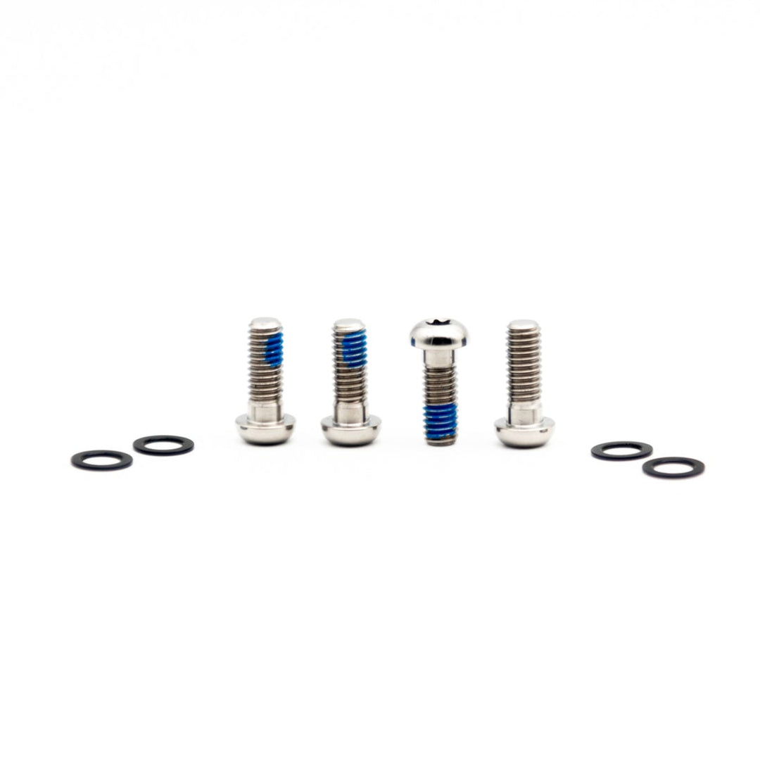 Oak Titanium Brake Mount Bolts M6X16 Raw
