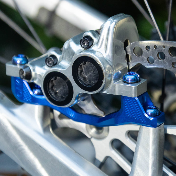 Oak Titanium Brake Mount Bolts Washers Fitted