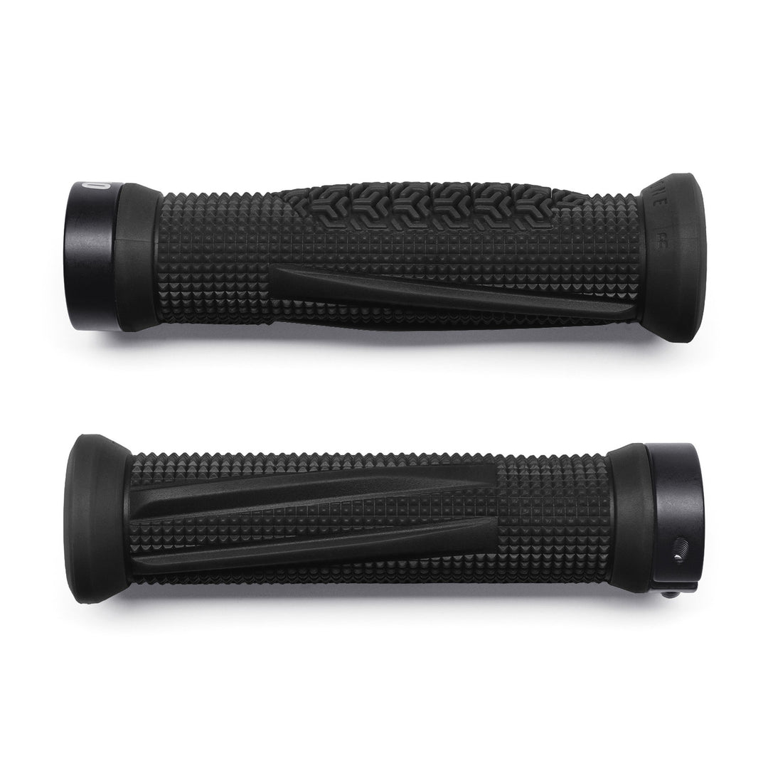 Oneup Components Goldstone Grips Black Pair Side View