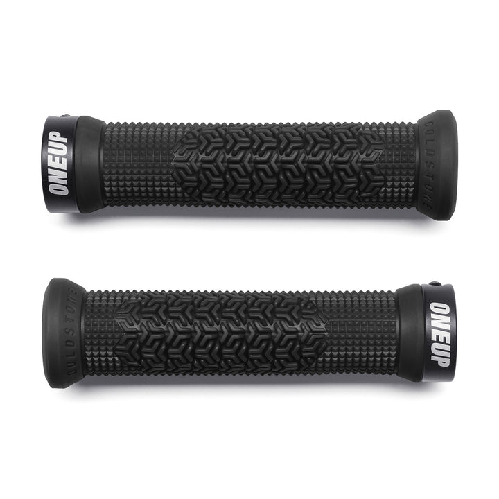 Oneup Components Goldstone Grips Black Pair Top View