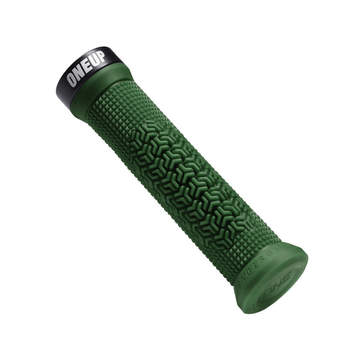 Oneup Components Goldstone Grips Darkgreen Angle Right