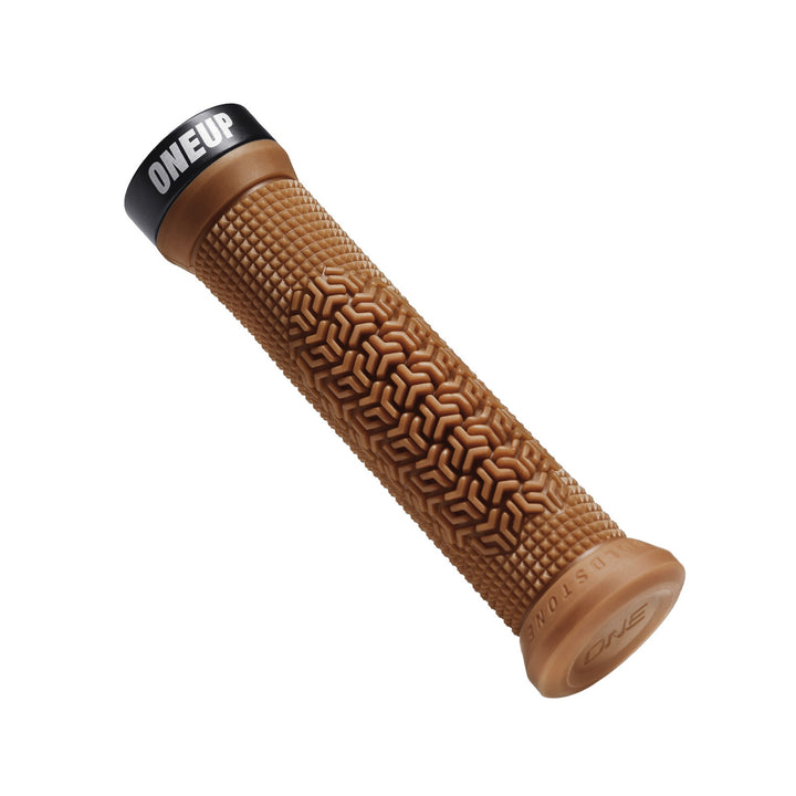 Oneup Components Goldstone Grips Tan Angle Right