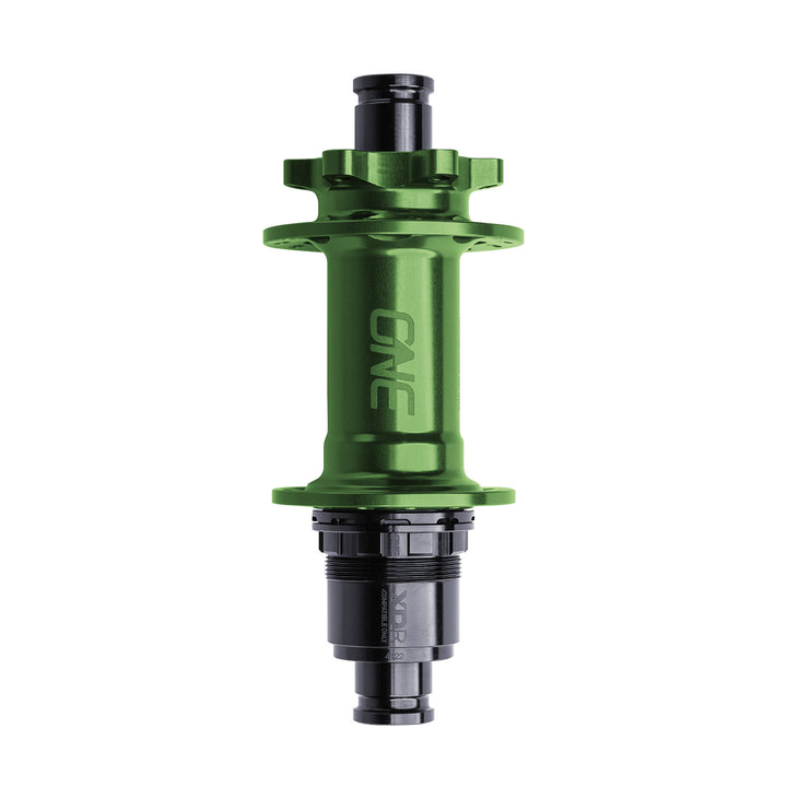 OneUp Components Rear Hub Boost 148mm 6 Bolt Including Freehub Green