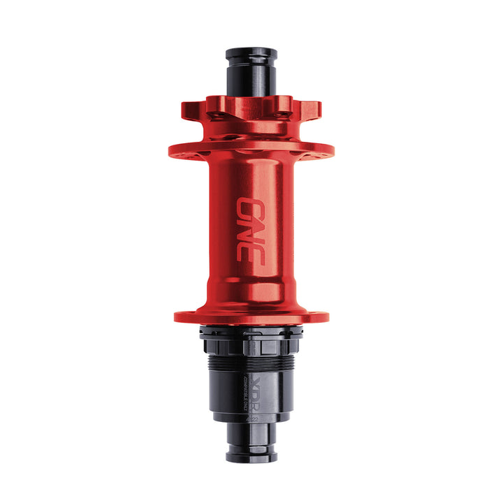 OneUp Components Rear Hub Boost 148mm 6 Bolt Including Freehub Red