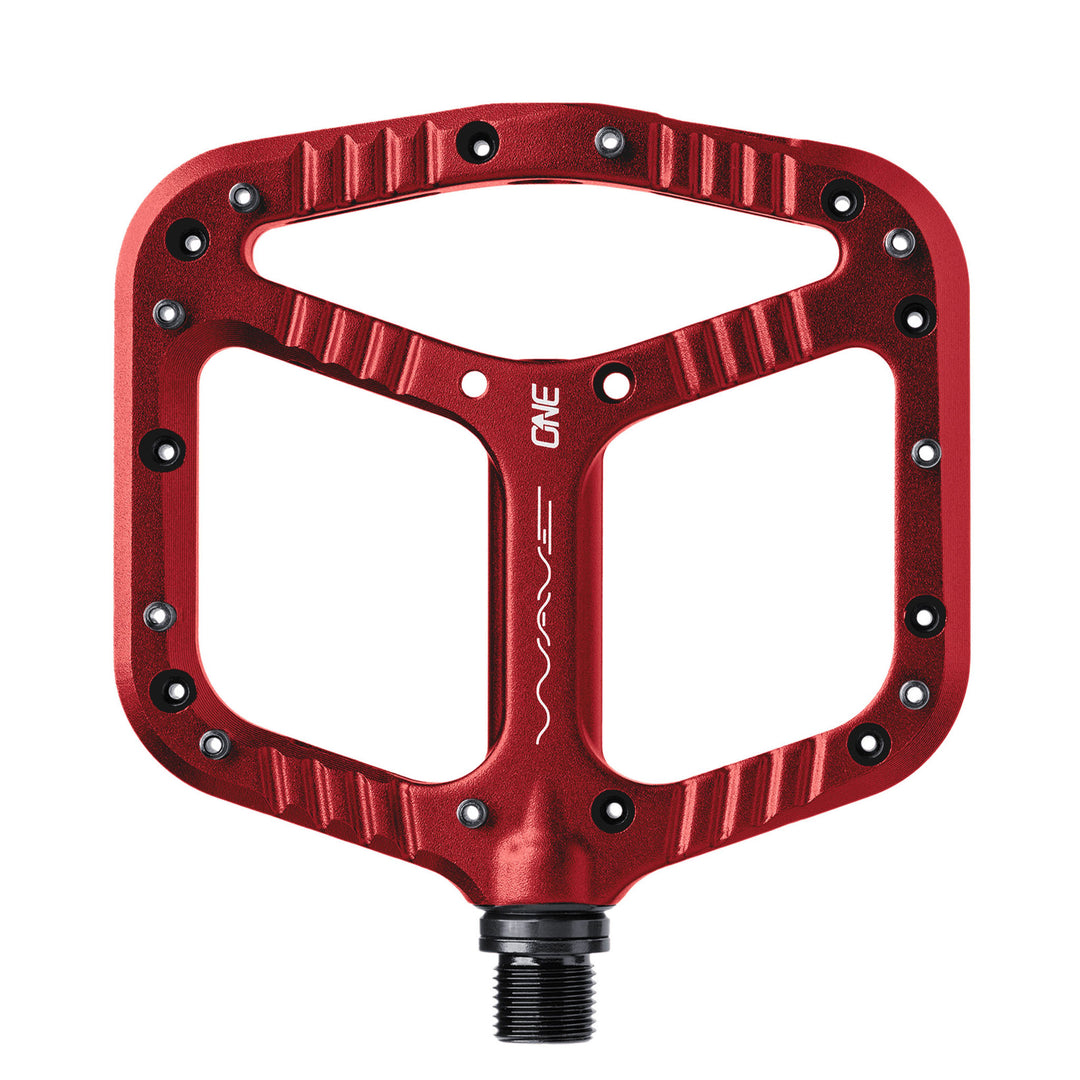 OneUp Components Wave Mountain Bike Pedals  Red