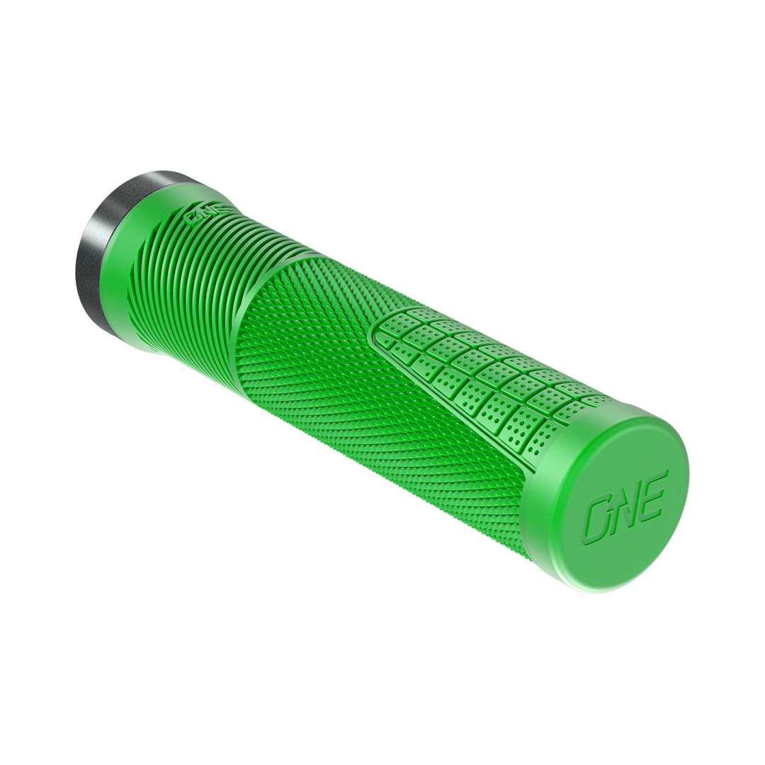 OneUp Components Thin Lock On Grips Green
