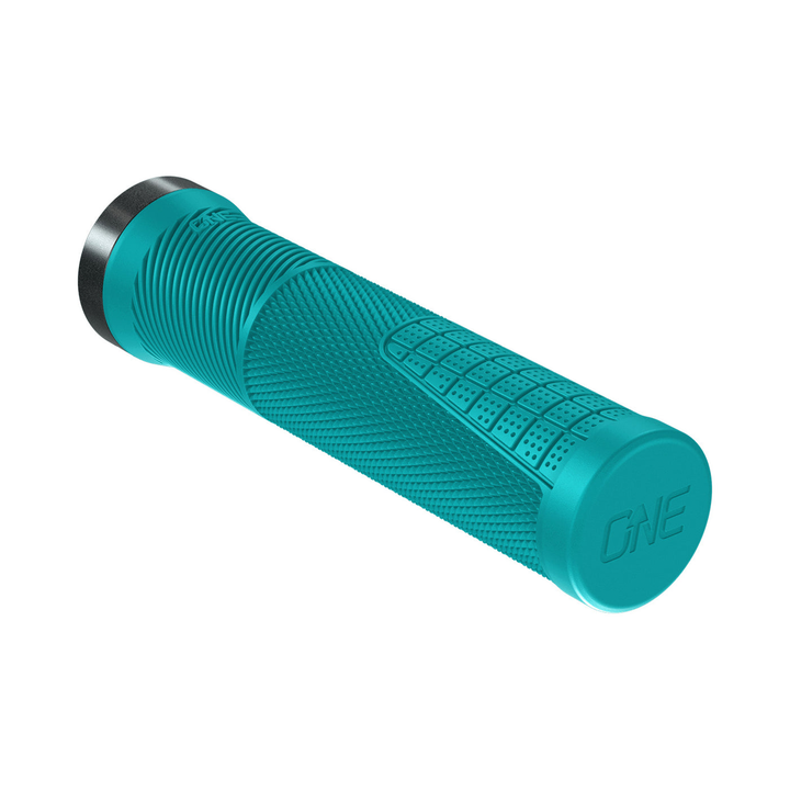 OneUp Components Thin Lock On Grips Turquoise