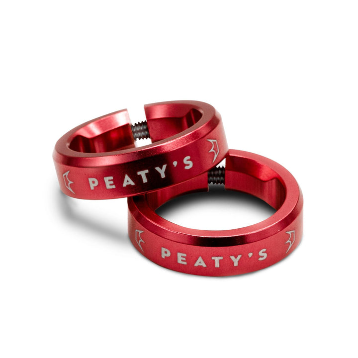 Peaty's Monarch Grips Lock Ring Red