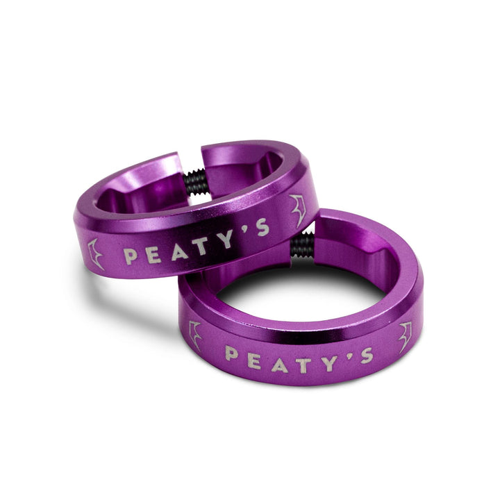 Peaty's Monarch Grips Lock Ring Violet