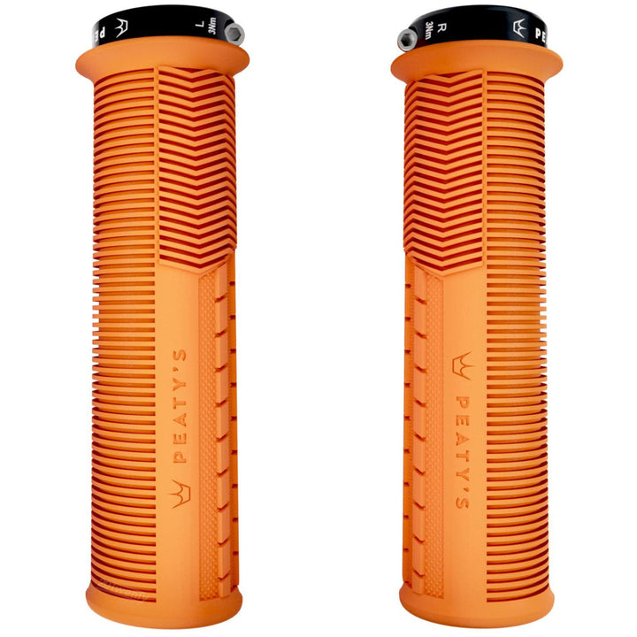 Peaty's Monarch Mushroom Mountain Bike Grips Thick Mango
