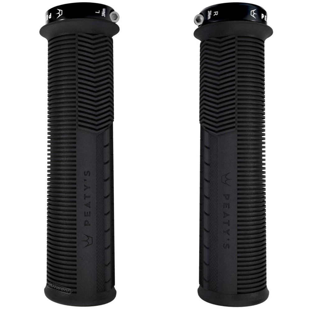 Peaty's Mushroom Monarch Mountain Bike Grips Thin Black