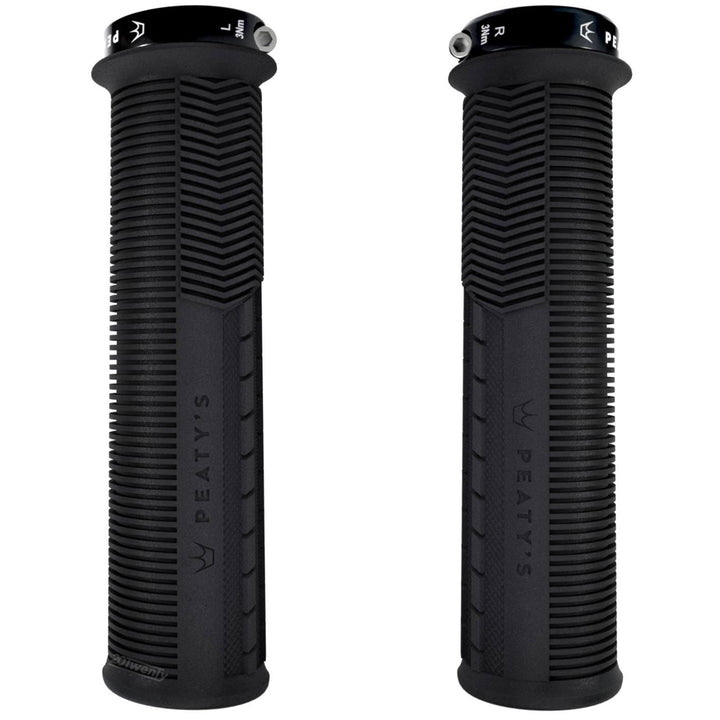 Peaty's Mushroom Monarch Mountain Bike Grips Thin Black