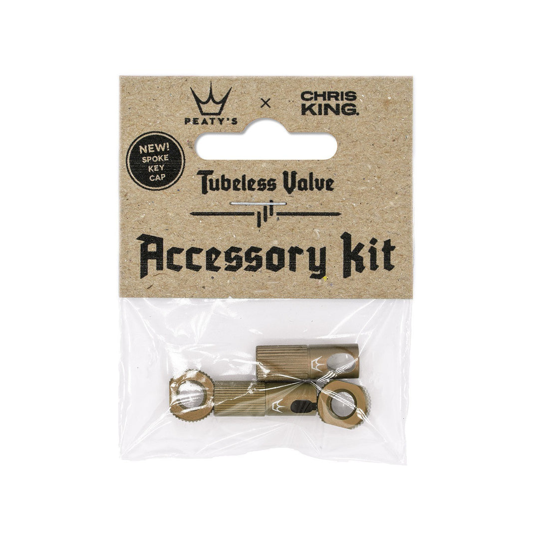 Peaty's Peaty's x Chris King Tubeless Valve Accessory Kit Bourbon