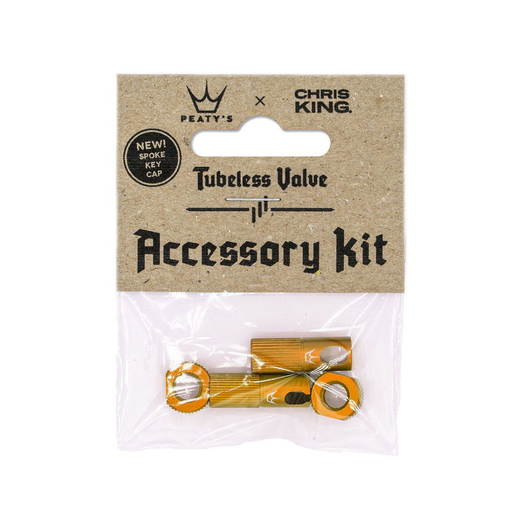 Peaty's Peaty's x Chris King Tubeless Valve Accessory Kit Mango