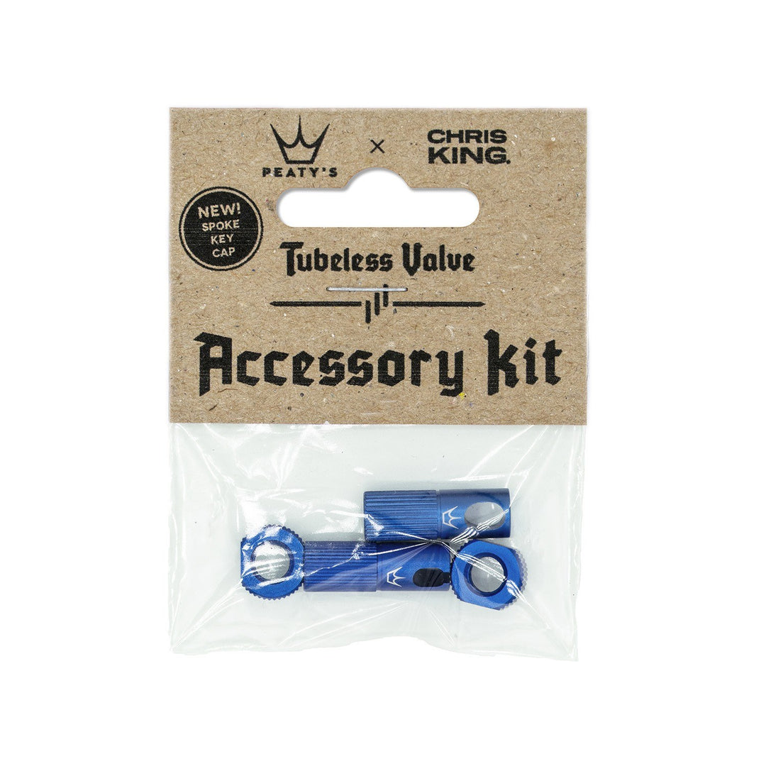 Peaty's Peaty's x Chris King Tubeless Valve Accessory Kit Navy