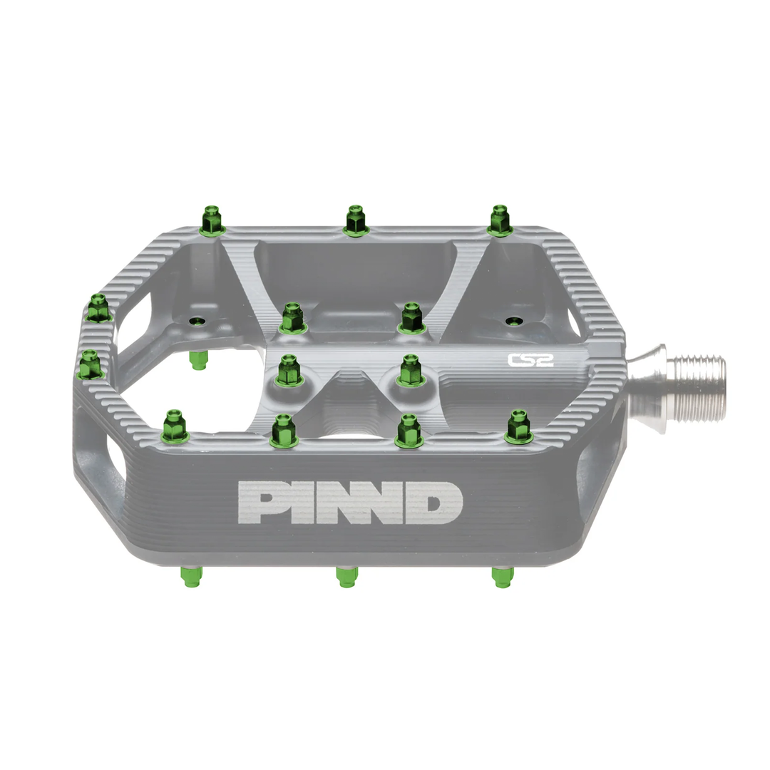 PINND CS2 Pedals Replacement Pins Green