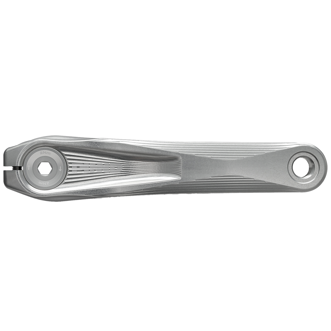 PINND Shimano eBike Cranks Silver Front