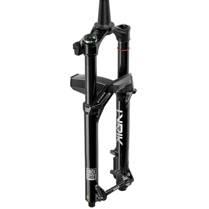 Rockshox Lyrik Ultimate E1 Flight Attendant LinearXL Charger 3.2 RC2 Mountain Bike Fork Black With Mudguard