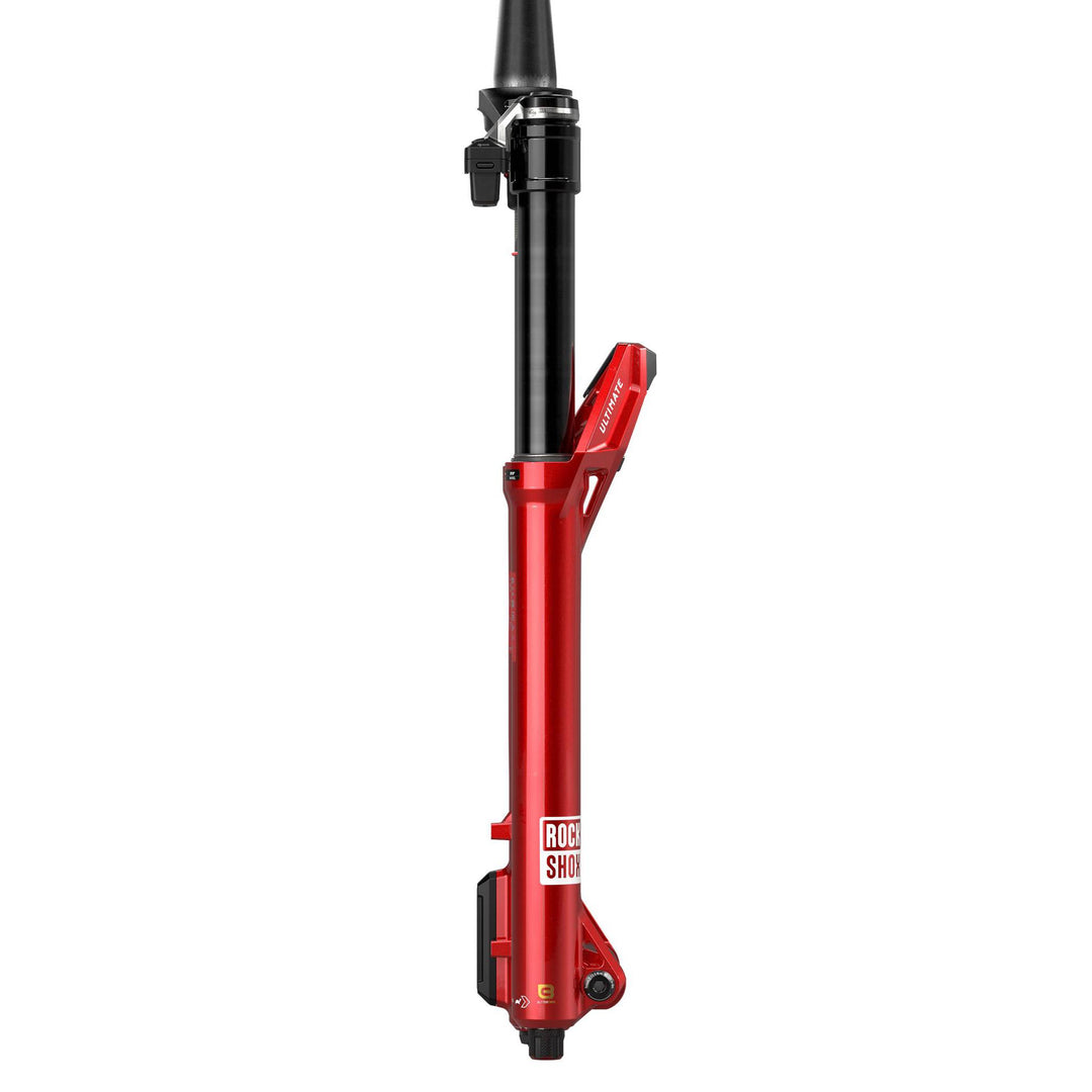 Rockshox Lyrik Ultimate E1 Flight Attendant LinearXL Charger 3.2 RC2 Mountain Bike Fork Red Side