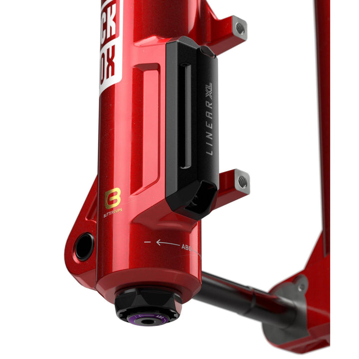 Rockshox ZEB Ultimate B1 LinearXL and Adjustable Bottom Out Electric Red