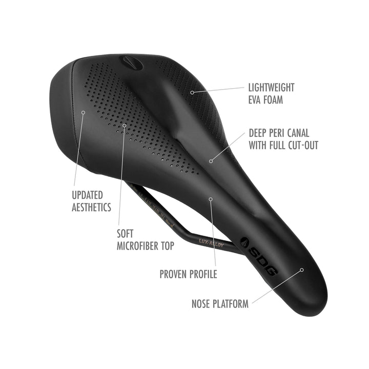 SDG Allure V2 Women's Lux-Alloy Saddle Black Features