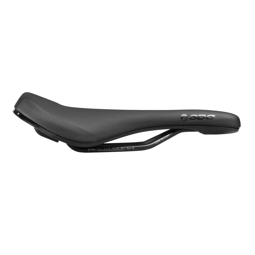 SDG Bel Air V3 Max Lux Alloy Mountain Bike Saddle Red Side