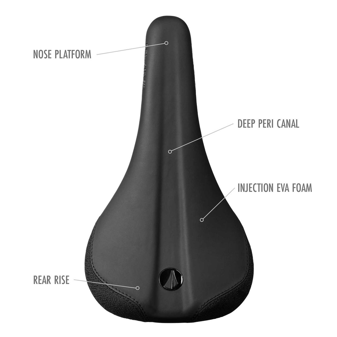 SDG Bel Air V3 Traditional Lux Alloy Mountain Bike Saddle Top Features