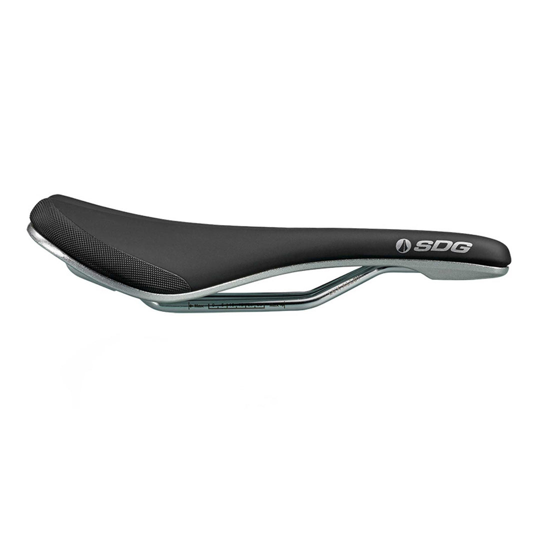 SDG Bel Air V3 Galactic Lux Alloy Mountain Bike Saddle Silver Side