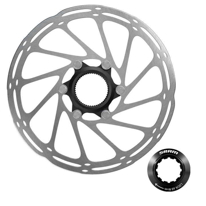SRAM Centerline Rounded Centre Lock Brake Disc Rotor and Adaptor